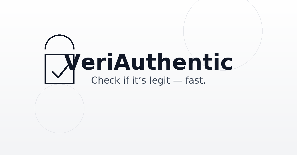 VeriAuthentic preview card